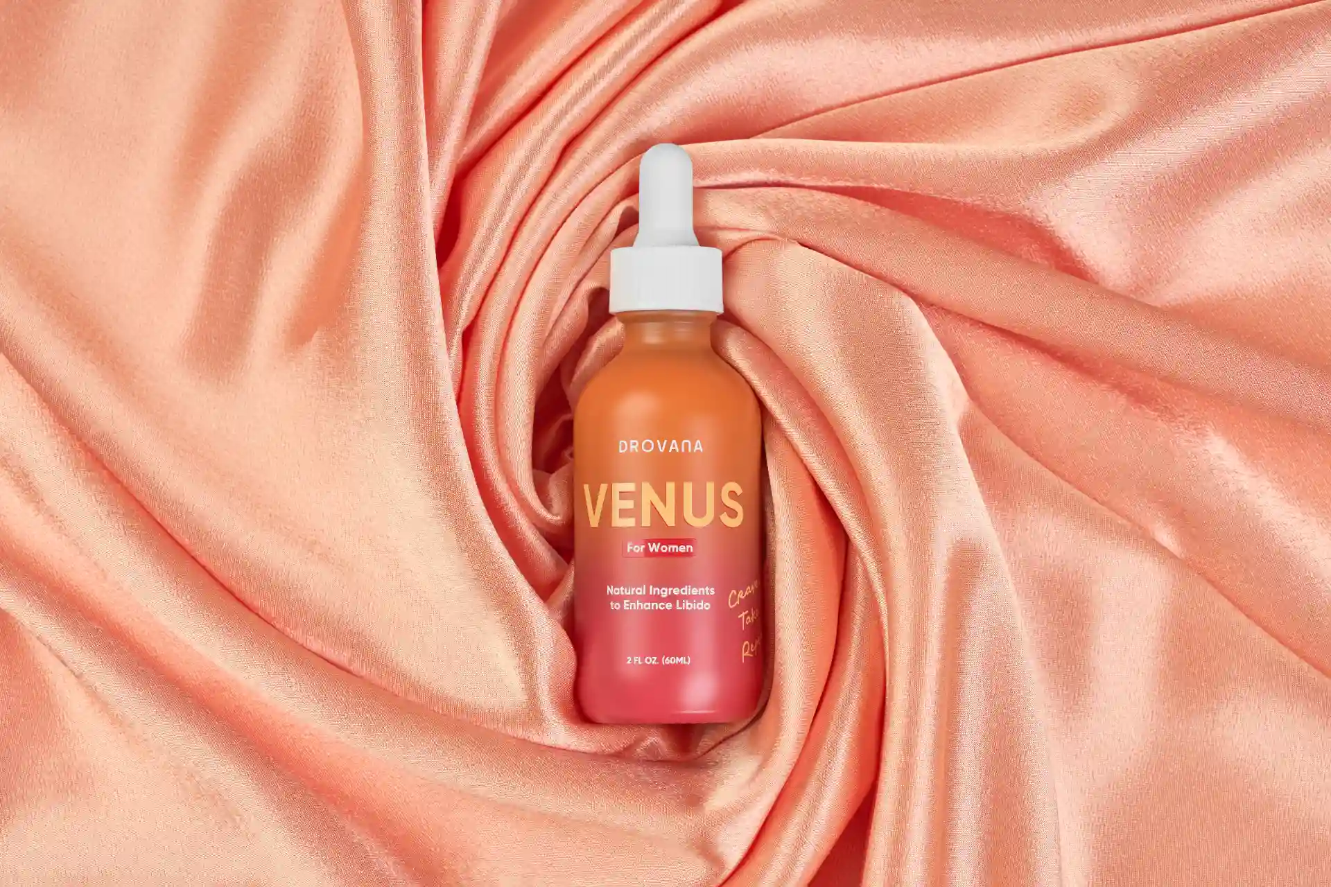 בקבוק DROVANA VENUS בסביבה נשית ורכה